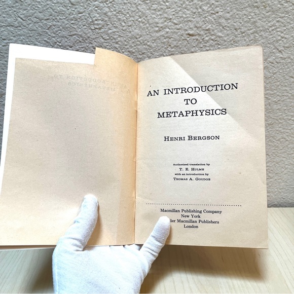 Henri Bergson: An Introduction to Metaphysics. Vintage Booklet. - Picture 5 of 7